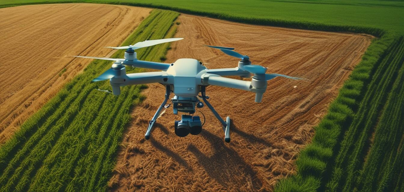 Quadrocopter in agriculture